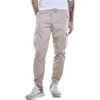 emilio adani Cargohose Herren Cargo-Hose regular, Hellgrau