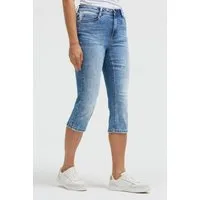 SOCCX Regular-fit-Jeans mit Schlitz am Saum