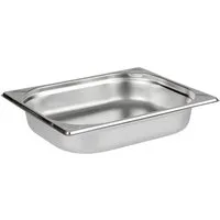 APS Aufbewahrungssystem GN 1/2 Behälter 32,5 x 26,5 cm, Edelstahl, (1-tlg), Gastronorm-Behälter, zum Anrichten und Lagern von Speisen