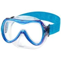 Aqua Speed Schnorchel ALIZE FS Tauchmaske für Kinder Kindertauchmaske Stoffband (Sicher, Bequem und Perfekt für Kleine Unterwasser-Abenteurer), Taucherbrille Kind Stoff-Kopfband Einzellinse