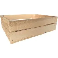 sunnypillow Holzkiste Holzkisten Obstkisten Apfelkisten in vielen Farben zur Auswahl, Einzelkiste 50x40x15cm