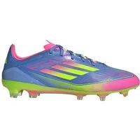 adidas Performance F50 Pro FG (für feste Böden) 2025 blau/lucidpink/lime Herren Fußballschuh