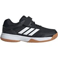 adidas Performance Hallen-Indoorschuhe Speedcourt Velcro schwarz/weiss Kinder Badmintonschuh