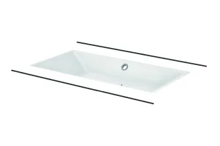 Bette Waschtisch Rechteck Loft Unterbau A231-000mUeL