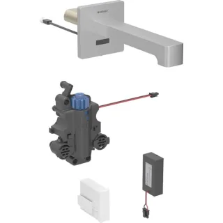 Geberit Brenta Waschtisch-Armatur,Wandmontage, Batterie 116298SN1