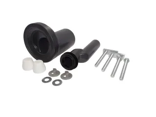 Tece Anschlussset etagiert 25 mm, DN 90, für wandhängende WCs, 9880073 9880073