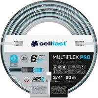 Cellfast Gartenschlauch 13-820/13-821, MULTIFLEX PRO ATS2 6-lagiger Gartenschlauch 3/4"