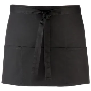 Premier Ladies/Womens Colours 3 Pocket Schürze (2er Pack) (Schwarz)