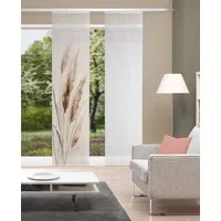 Vision S Schiebegardine AUREA (1 St), Paneelwagen, halbtransparent, Polyester, digital bedruckt