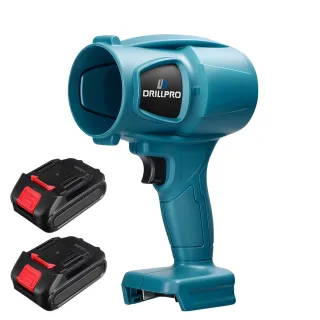 Drillpro Turbine Blower Brushed Motor Compatible with Battery Lightweight and Powerful Infinitely Variable Speed Control