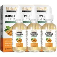 P-Beauty Cosmetic Accessories Gesichtsserum Kurkuma Serum Hyperpigmentation Pigmentflecken Entferner Bio Vegan, 3-tlg.
