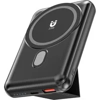 Pdgrid 10000mAh 15W Magnetische Ladegerät dünn & leicht Tragbares Powerbank 10000 mAh (2 V), Schnellladung, mit Halterung, Typ-C + USB-C-Dualschnittstelle