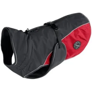 Hunter Hundemantel Uppsala Cozy anthrazit/ rot 45 cm
