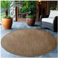 Ayyildiz Teppiche Outdoorteppich GIZA 1410, rund, Höhe: 3 mm, In- und Outdoor, Wetterfest, Wasserabweisend, robust