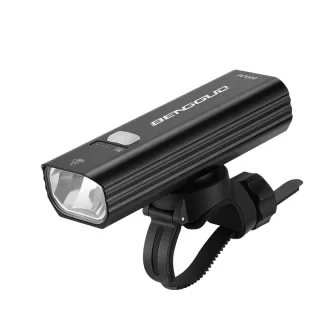 BENGGUO 400/600/800LM Smart Light Vibration Sensing Bicycle Headlight Aluminum Alloy Waterproof Type-C Charging Bike Fro