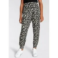 KIDSWORLD Haremshose Viskosehose allover gemustert mit Blumen bedruckt
