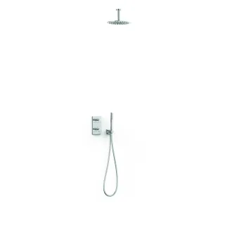 Tres 2 Wege Thermostatarmatur Set Therm box für die Dusche , 06235003 06235003