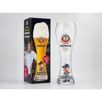 Erdinger Weißbier Bierglas Jürgen Klopp Fan-Glas 0,5 l Sammleredition, 1-tlg., Limitierte Sammleredition mit Gravur