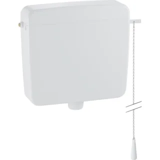 Geberit Aufputzspülkasten AP127 Spül-Stopp-Sp tiefh. WA li/re, mit Kettenzug, 127052111 127052111
