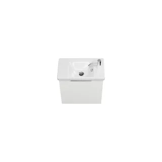 Burgbad Keramik Waschtisch-Set Eqio Weiß Matt/Alpinweiss, SFPF053F6014C0001 SFPF053F6014C0001