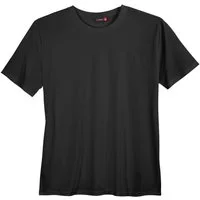 Maier Sports Rundhalsshirt Maier Sports Funktions-T-Shirt schwarz große Größen
