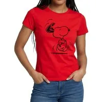 Spreadshirt T-Shirt Peanuts Snoopy Happy Frauen T-Shirt (1-tlg)