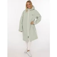 Zwillingsherz Kurzmantel "Oversize Windjacke ZH" Kapuze, Reißverschluss, seitliche Taschen, leicht wattiert