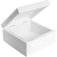 Creative Deco Aufbewahrungsbox mit Deckel 10x10x5 cm (0,5 cm) Erinnerungsbox Baby