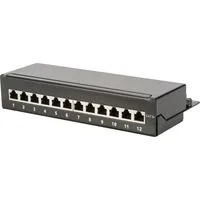 Patchpanel DN-91612SD-EA schwarz, Desktop, Cat.6a