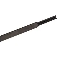 nobilia® Abschlussleiste passend für alle Serien, aus hochwertigem Kunststoff, Kunststoff, zum Anschrauben, individuell kürzbar, Maße (B/T/H): 200/2,5/2,5 cm