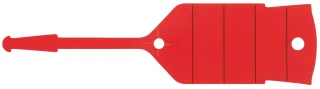 KS Tools Schlüsselanhänger mit Schlaufe, 500 Stück rot - 500.8019