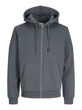 JACK&JONES - JJEBRADLEY SWEAT ZIP HOOD NOOS Grau - Gr. - XXL