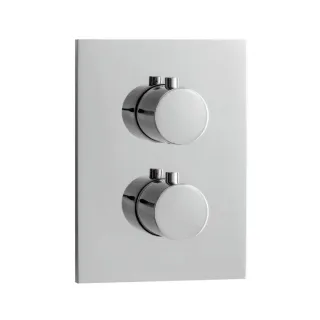 Herzbach Nano Fertigmontageset 11.503055.3.01 Unterputz-Brause-Thermostat square, chrom