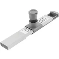 Zwilling Küchenreibe Feinreibe mit Zwei-Wege-Reibtechnologie, Edelstahl 18/10, (1-St), 3-in-1-Multifunktionsreibe, mit Auffangbehälter und Fingerschutz