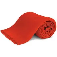 Wohndecke Polar-Fleece mit Antipilling, ca. 420g, 130x160 cm, KiGATEX, Ziersticheinfassung