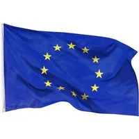 PHENO FLAGS Flagge Europa Flagge 90 X 150 cm Fahne Europaflagge Europafahne (Hissflagge für Fahnenmast), Inkl. 2 Messing Ösen