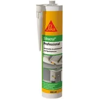 Sika Maleracryl Sikacryl Professional weiß 300ml, 1-K-Acryl-Dispersion, gebrauchsfertig, Ausgezeichnete Verarbeitung