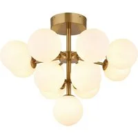 GLOBO LIGHTING Deckenleuchte GRAPPY, ohne Leuchtmittel, Deckenleuchte für Wohn- & Esszimmer Glaskugeln
