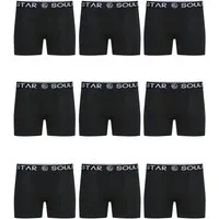 SOULSTAR Boxershorts MUBOXER9 (Packung, 9-St., 9er-Pack) Basic Herren Unterhosen Unterwäsche Extra Weiches Material Männer