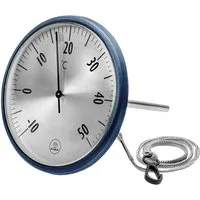 FIAP GmbH Hygrometer FIAP DialSwim ACTIVE Poolthermometer Edelstahl, Blau (eloxiert) 2994