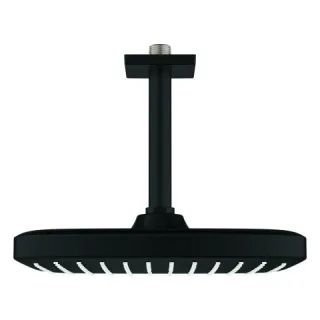 GROHE Kopfbrausenset Tempesta Cube 250 26688 Deckenauslass 142mm matt black, 266882430 266882430