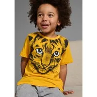KIDSWORLD T-Shirt Mit tollem Druck: LITTLE TIGER Kurzarm, Basic-Passform, mit peppigem Druck, Rundhalsausschnitt