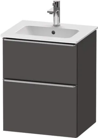 Duravit D-Neo Waschtischunterbau wandhängend Graphit Matt 510x402x625 mm - DE4360070490000 DE4360070490000