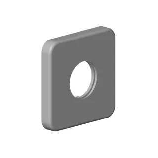 Dornbracht Rosette für UP-Ventil Ersatzteile 092796003 63 x 63 x 9 mm Schwarz matt 092796003-33