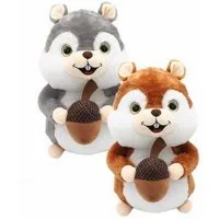 Tinisu Plüschfigur Eichhörnchen Kuscheltier 21 cm Plüschtier weiches Stofftier