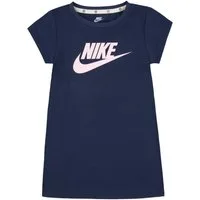 Nike Sportswear Shirtkleid NKG FUTURA SS TEE DRESS für Kinder, mit bedruckter Optik, aus Jersey