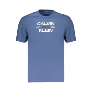 Calvin Klein Blau Baumwoll Herren T-Shirt