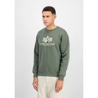 Alpha Industries Sweatshirt Basic Sweater Baumwollmischung, regular fit