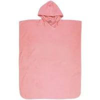 Wörner Badeponcho Badeponcho Uni, Baumwolle, Kapuze, maschinenwaschbar, trocknergeeignet