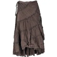 Guru-Shop Minirock Boho Wickelrock, Krinkelrock, Maxirock,.. alternative Bekleidung